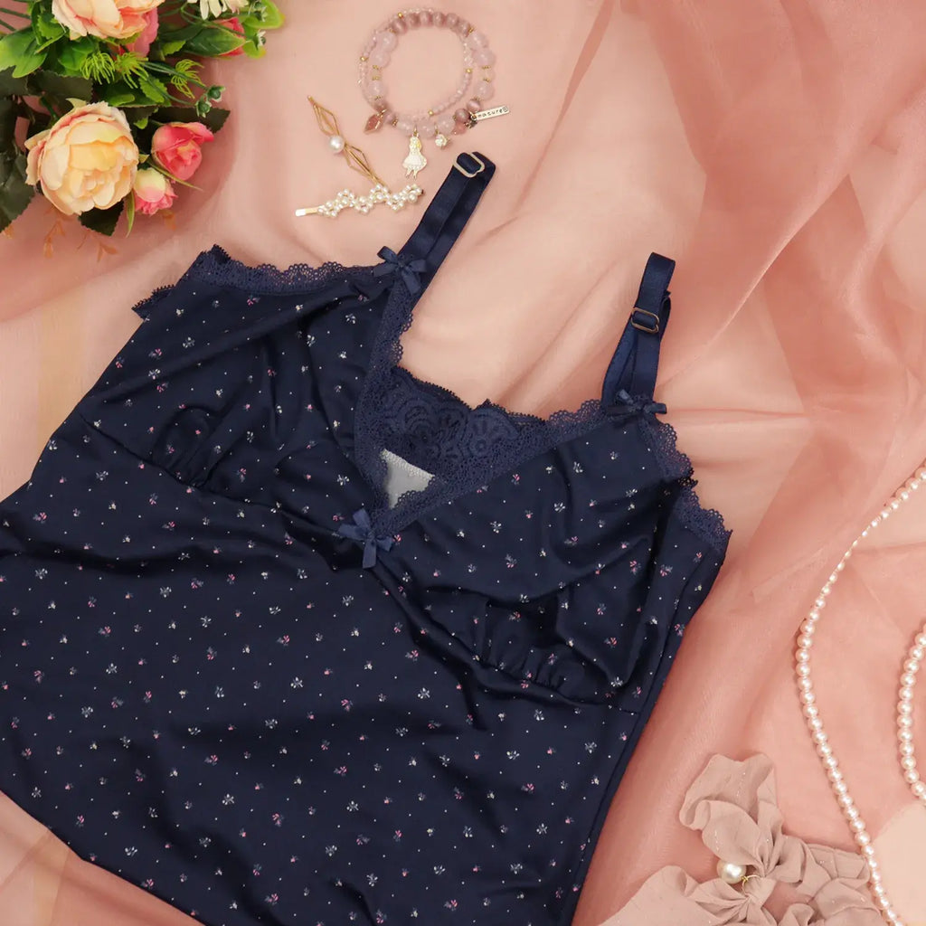 Pijama Camisón Bata C/encaje Para Mujer Sexybox Mod. 16203.1