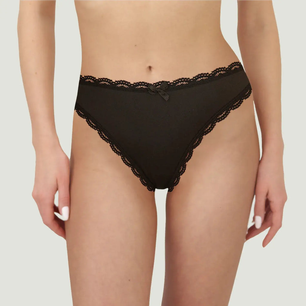 Paquete de 3 bragas tanga xon encaje SexyBox Mod. 16632