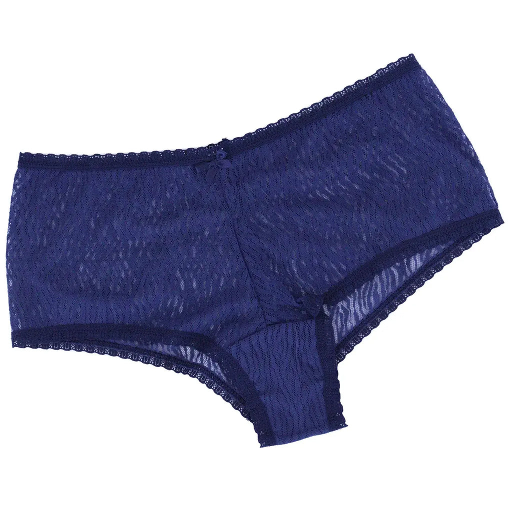 Set De 3 Pantaletas Bóxer De Encaje Sexybox Mod 21653