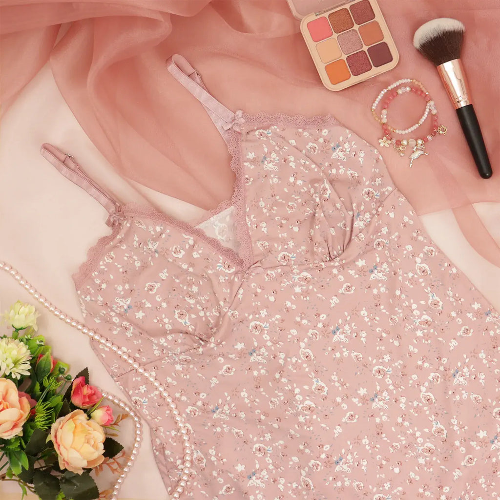 Pijama Camisón Bata C/encaje Para Mujer Sexybox Mod. 16203