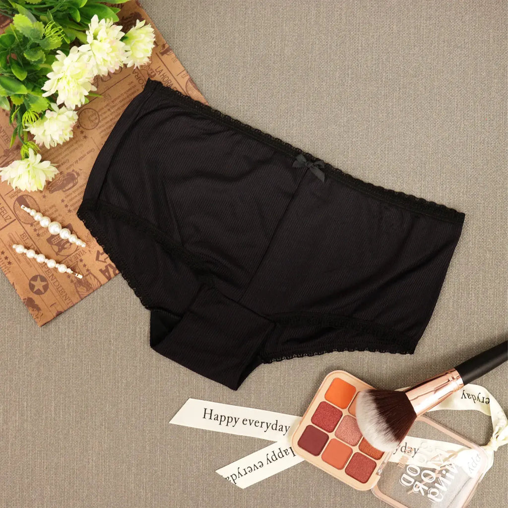 Paquete De 3 Bóxer Con Encaje Sexybox De Mujer Mod. 14598