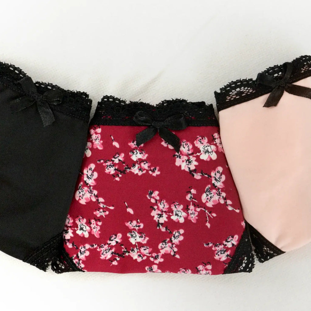 Paquete de 3 bragas tanga xon encaje SexyBox Mod. 16632