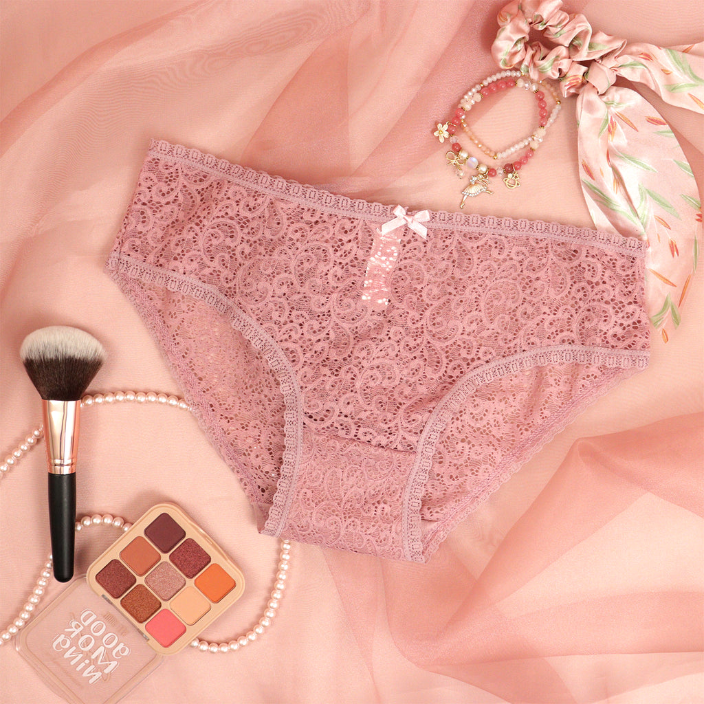 Set De 3 Calzones Encaje Transparentes Sexybox Mod. 8939.1