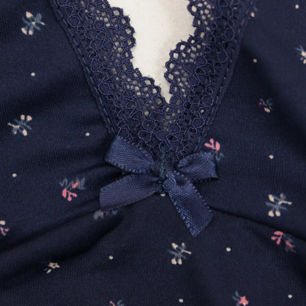 Pijama Camisón Bata C/encaje Para Mujer Sexybox Mod. 16203.1