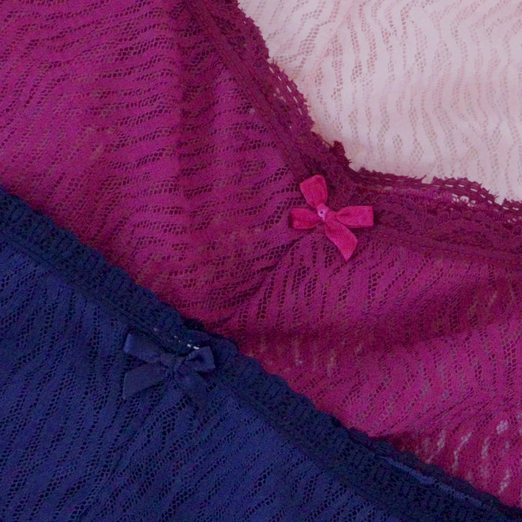 Set De 3 Pantaletas Bóxer De Encaje Sexybox Mod 21653
