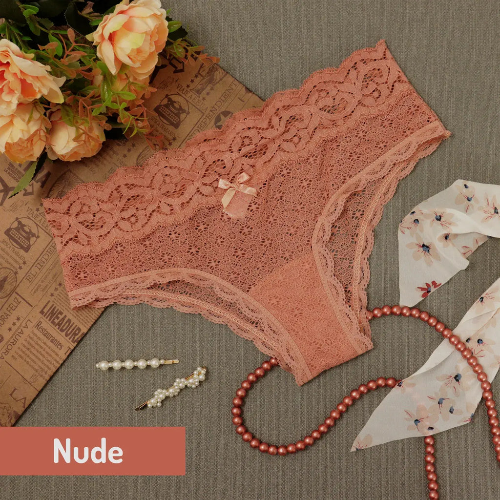 Paquete 3 Bragas Bikini De Encaje Suave Sexybox Mod. 16028