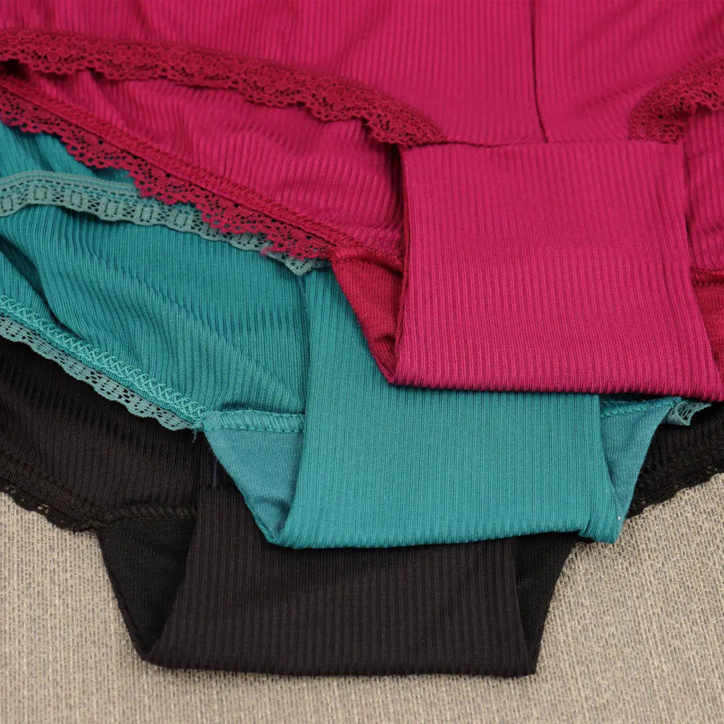 Paquete De 3 Bóxer Con Encaje Sexybox De Mujer Mod. 14598