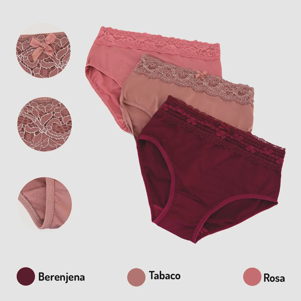 Pantaleta Clásica Para Mujer Sexybox Mod. 310