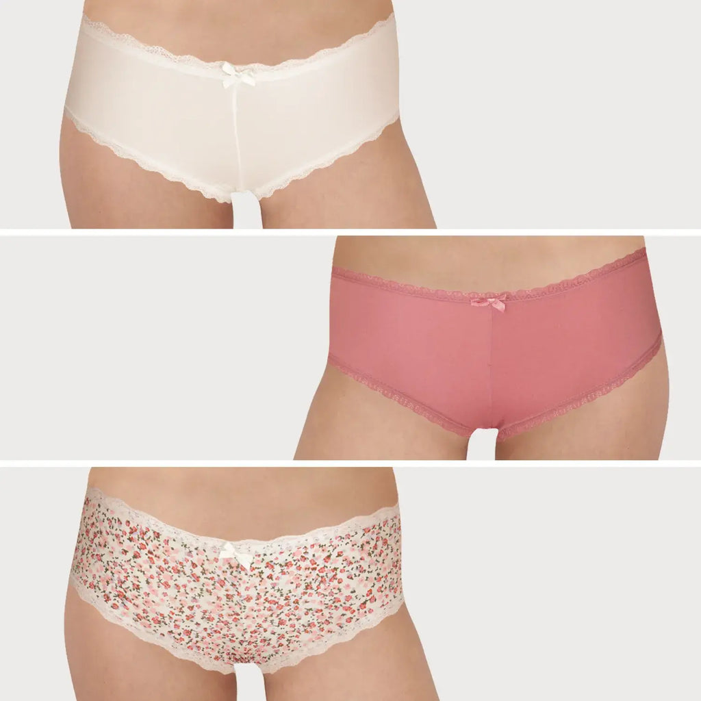 Paquete 3 Calzones Tipo Bikini Sexybox Mod. 135