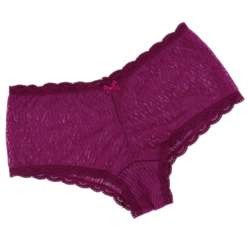 Set De 3 Pantaletas Bóxer De Encaje Sexybox Mod 21653