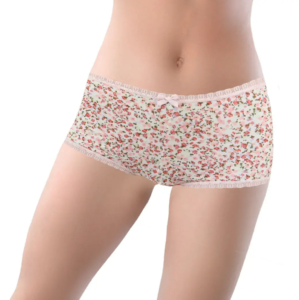 Set 5 Bóxer Suave Encaje Colores Varios Sexybox Mod. 21008