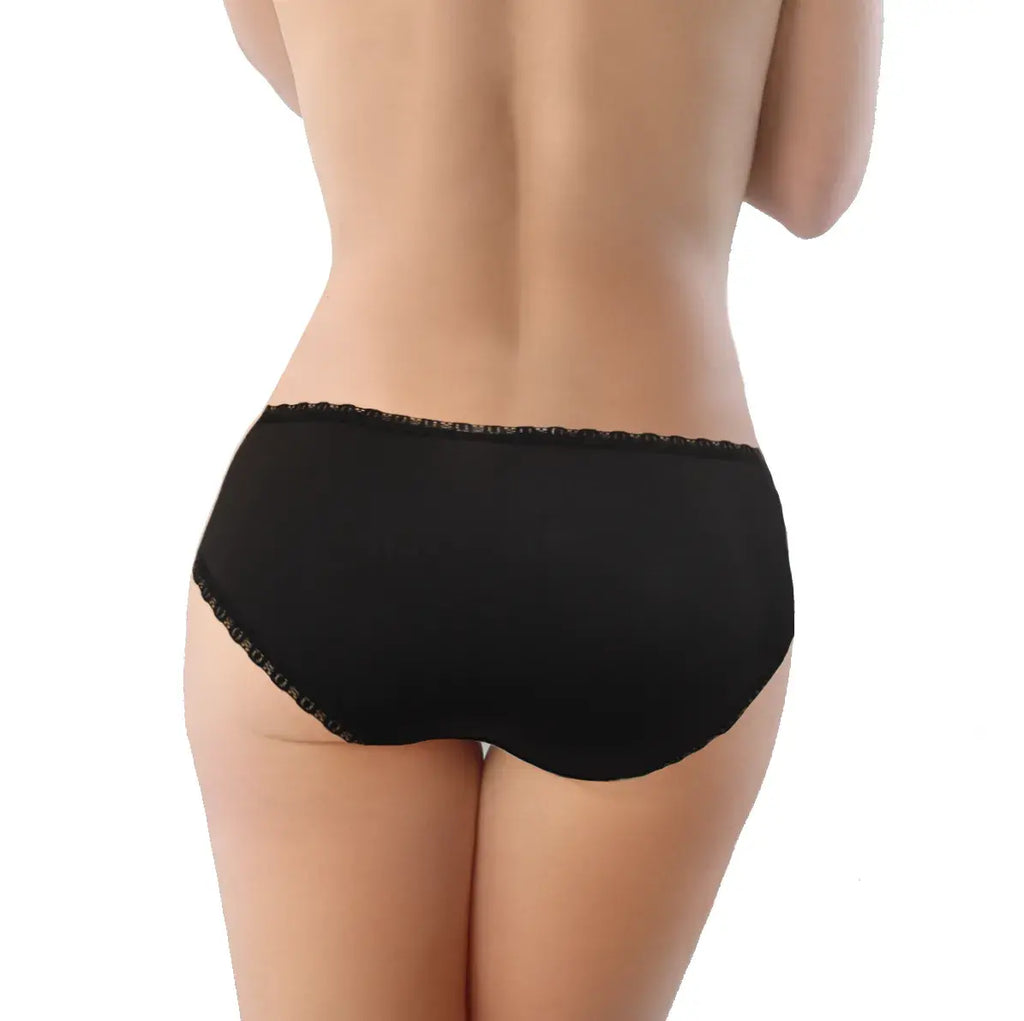 Paquete De 3 Calzones Bikini Con Encaje Sexybox Mod. 16646