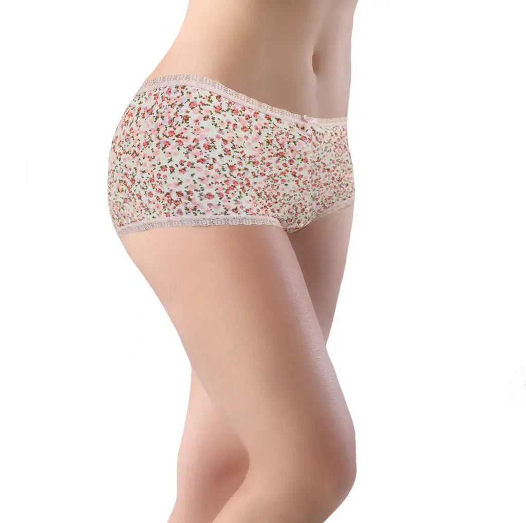 Set 5 Bóxer Suave Encaje Colores Varios Sexybox Mod. 21008