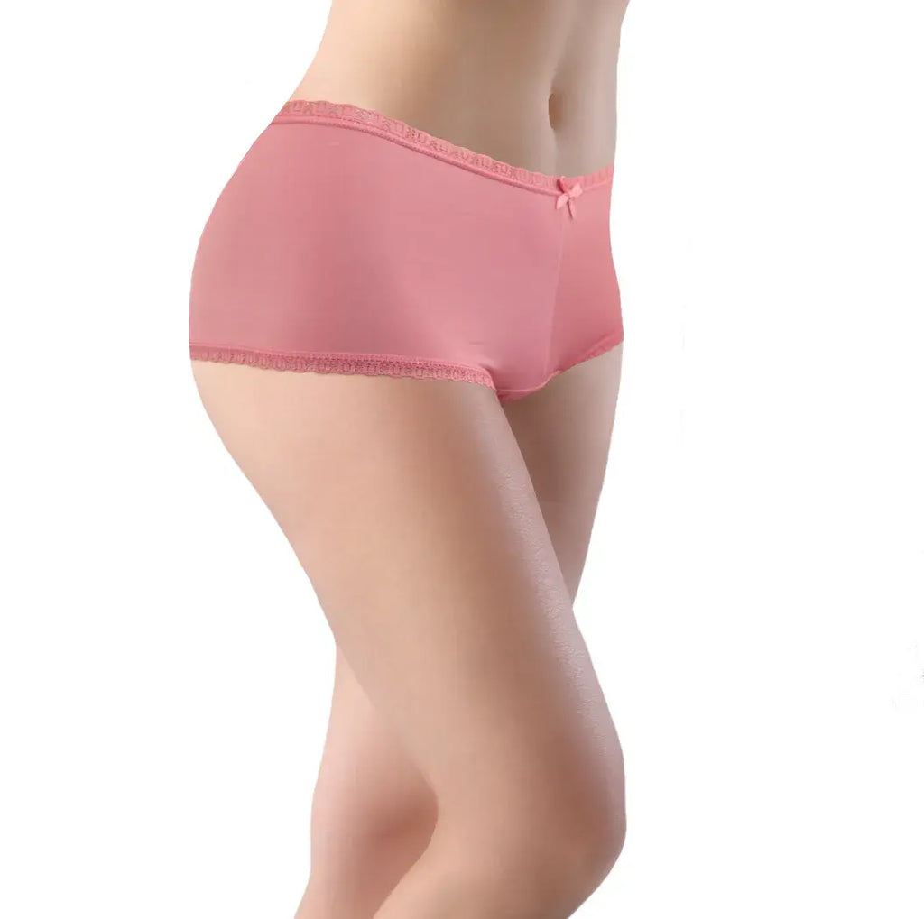 Set 5 Bóxer Suave Encaje Colores Varios Sexybox Mod. 21008