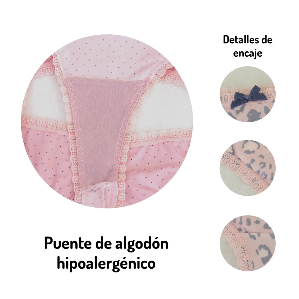 Paquete De 3 Panty Tangas Sexybox Para Mujer Mod. 16651