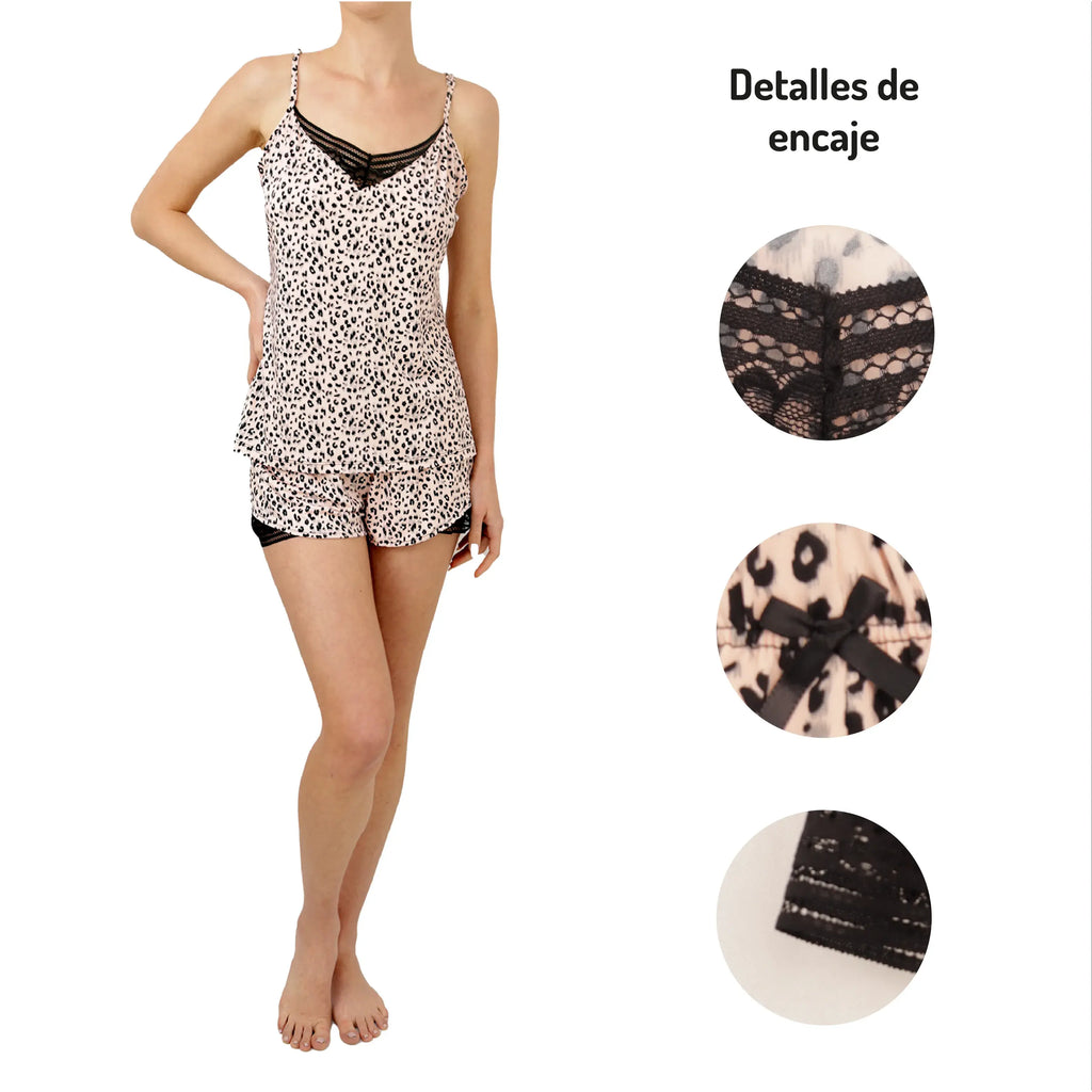 Pijama Cómoda De 2 Piezas Para Mujer Sexybox Mod. 107