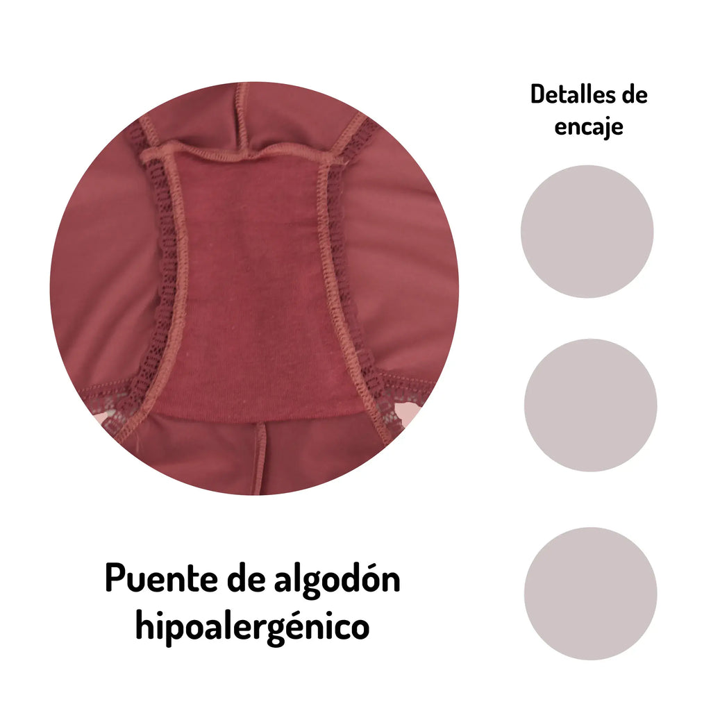 Set 5 Bóxer Suave Encaje Colores Varios Sexybox Mod. 21008