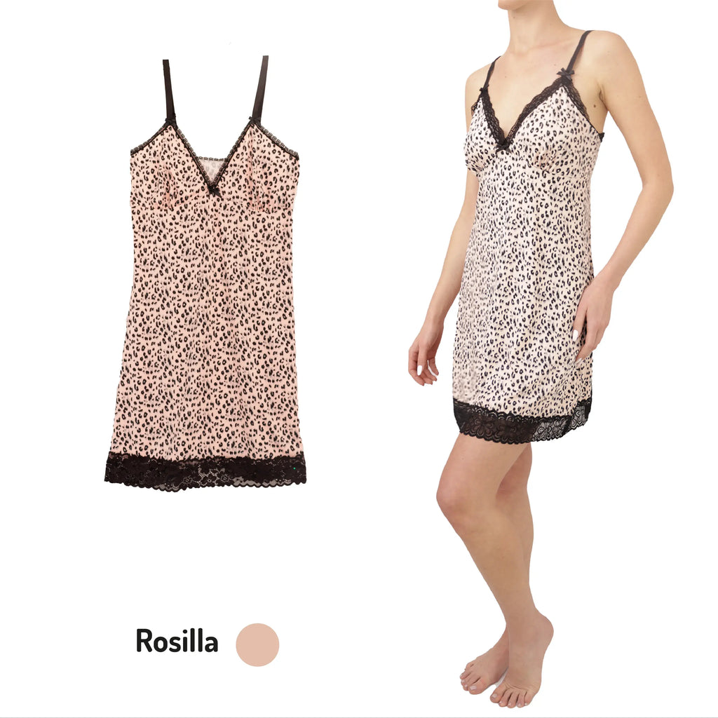 Pijama Camisón Bata C/encaje Para Mujer Sexybox Mod. 9042