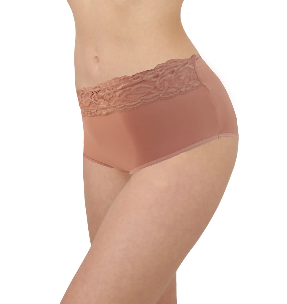 Set De 3 Pantaletas Cintura Alta Encaje Sexybox Mod. 16625