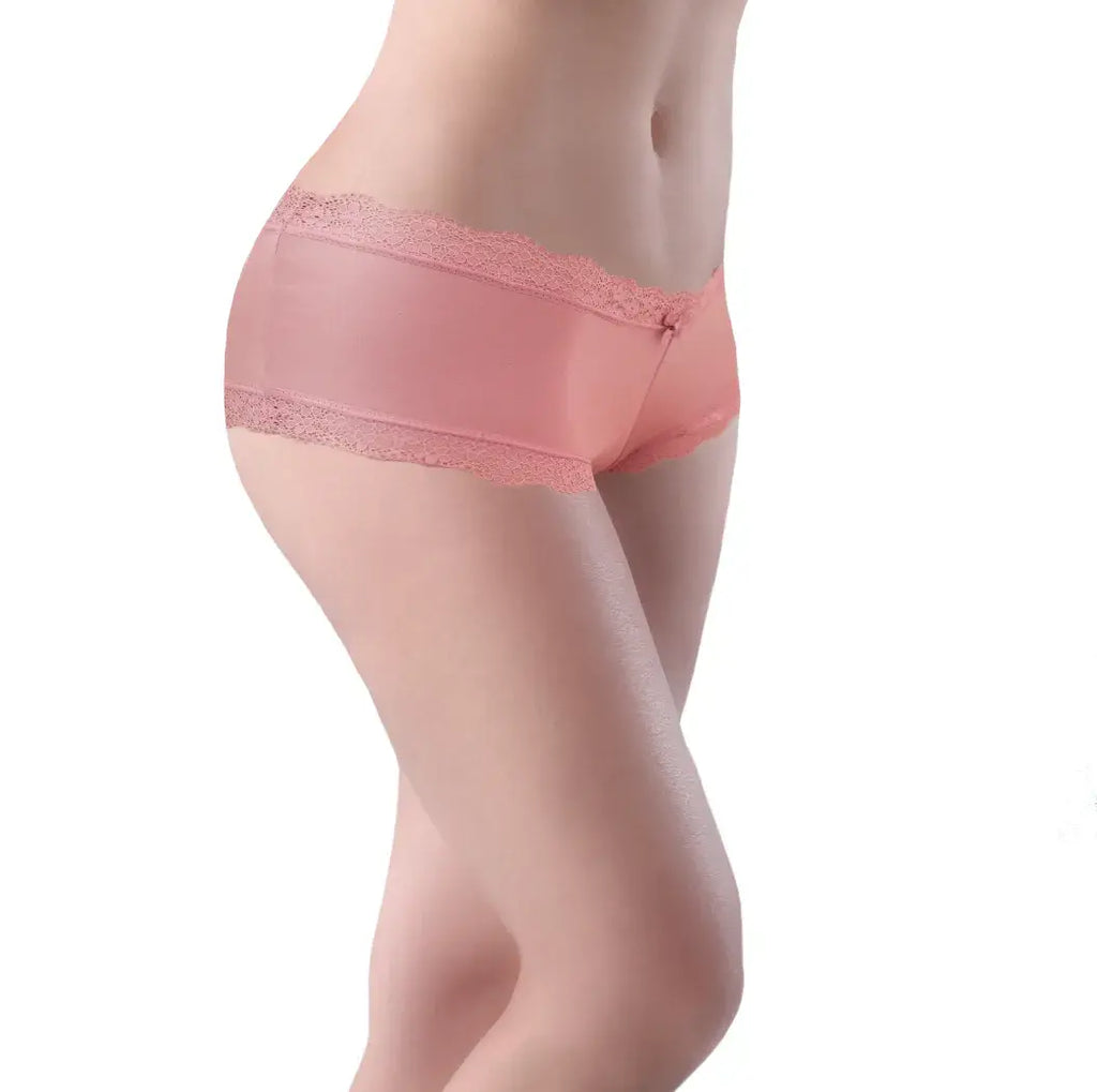 Paquete De 3 Pantaletas Boxer Encaje Sexybox Mod. 21177
