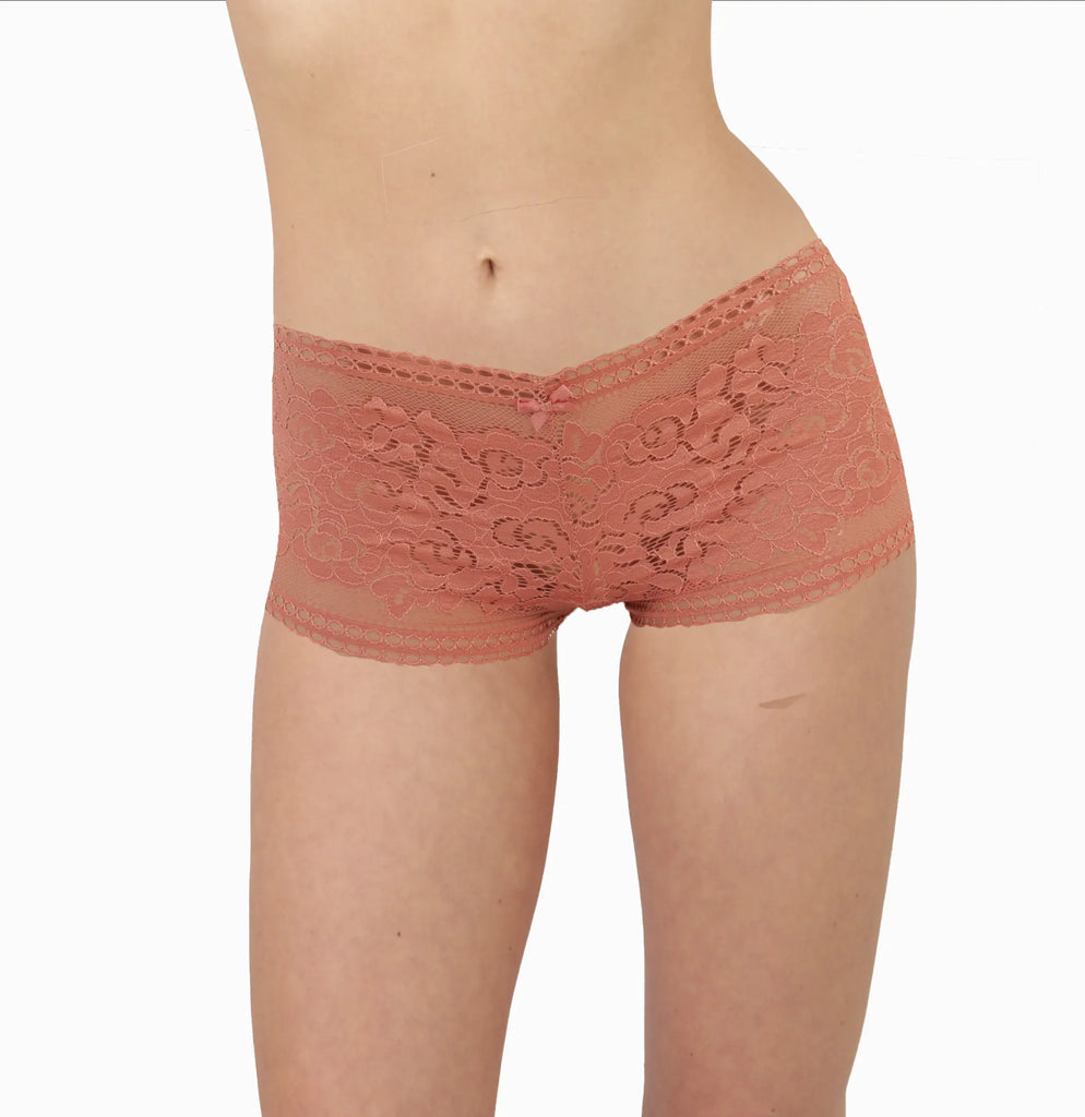 Paquete 3 Boxer Cachetero Encaje SEXYBOX Lencería de mujer Mod. 271