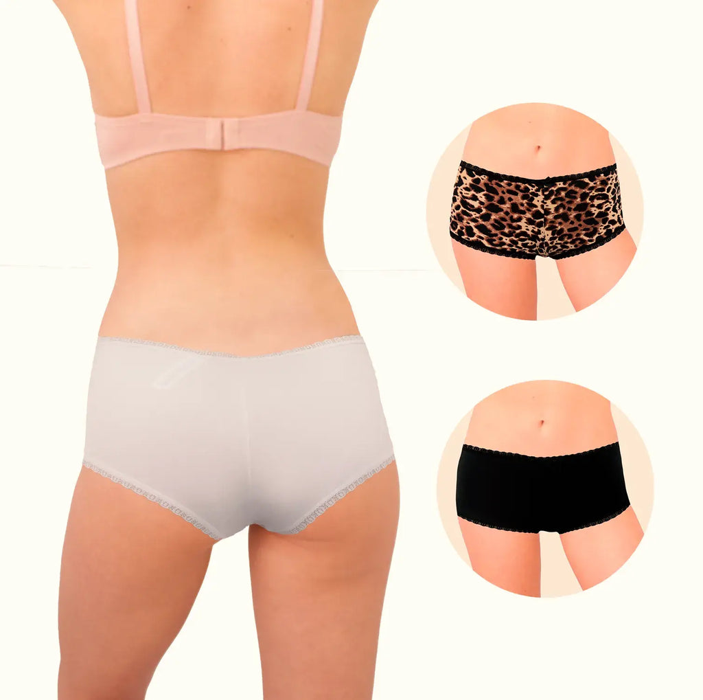 Pack De 3 Boxer Pantaleta Cintura Alta Sexybox Mod. 16048