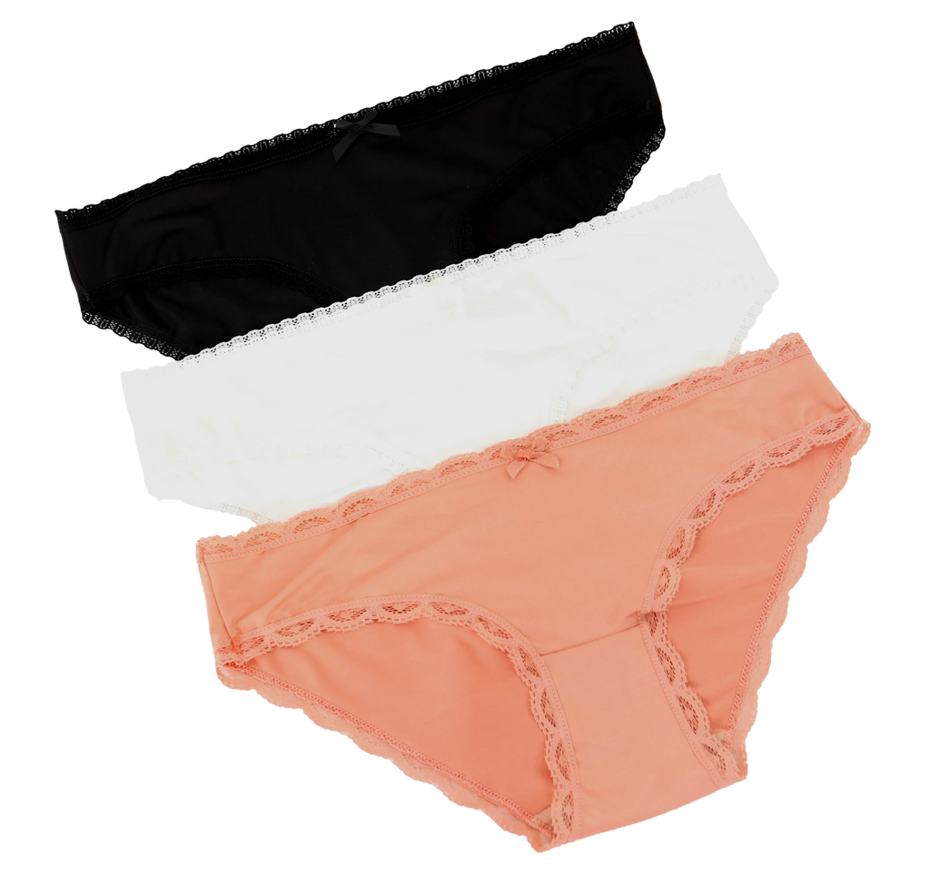 Paquete De 3 Bikini Básico Con Encaje Sexybox Mod. 16648