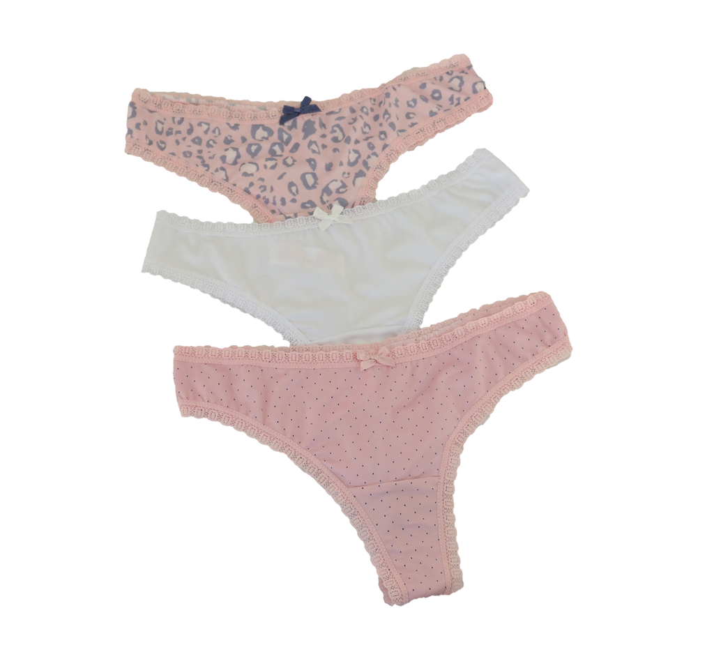 Paquete De 3 Panty Tangas Sexybox Para Mujer Mod. 16651