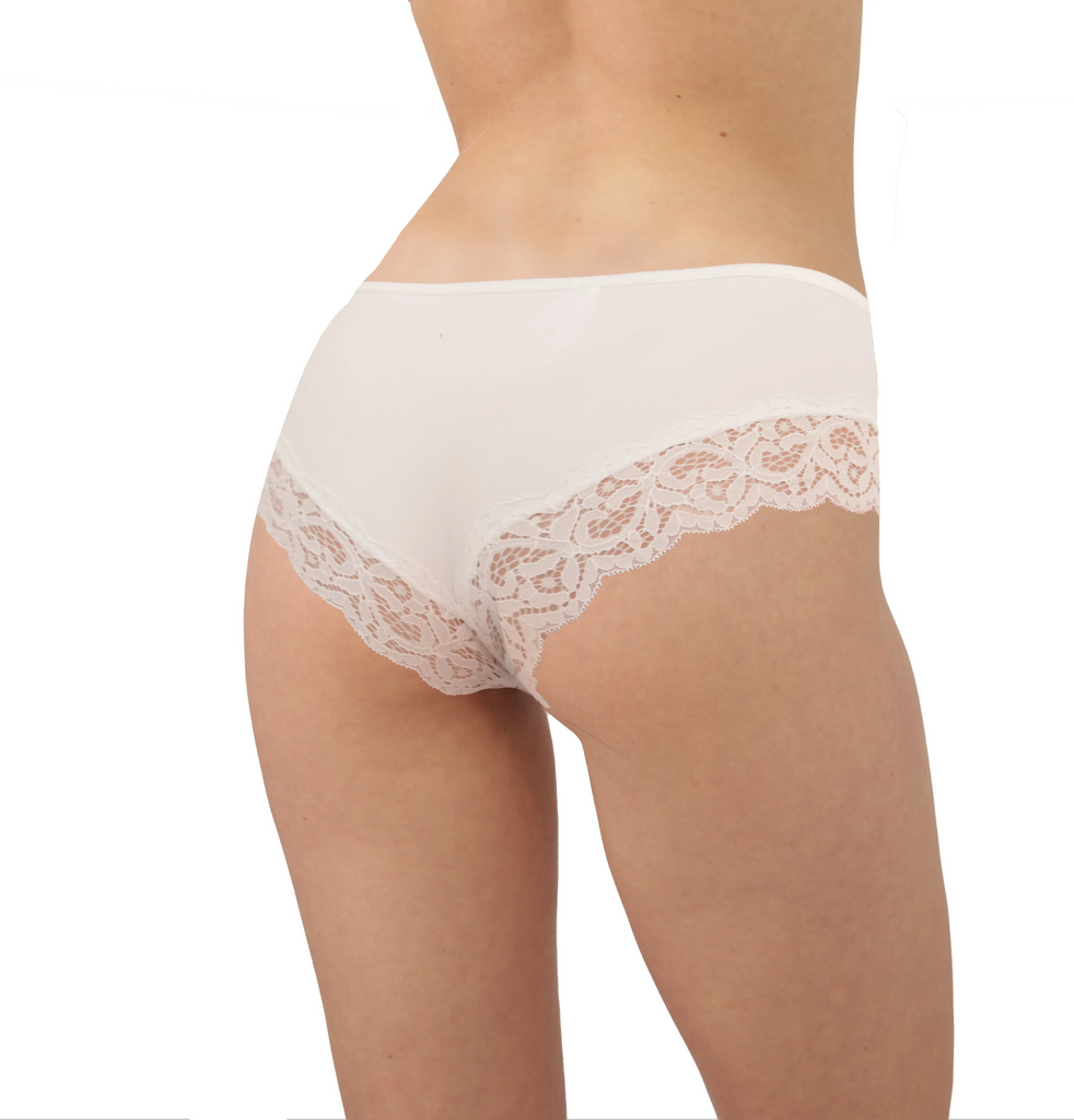 Set De 3 Pantaletas Tipo Boxer Con Encaje Sexy Mod. 14419