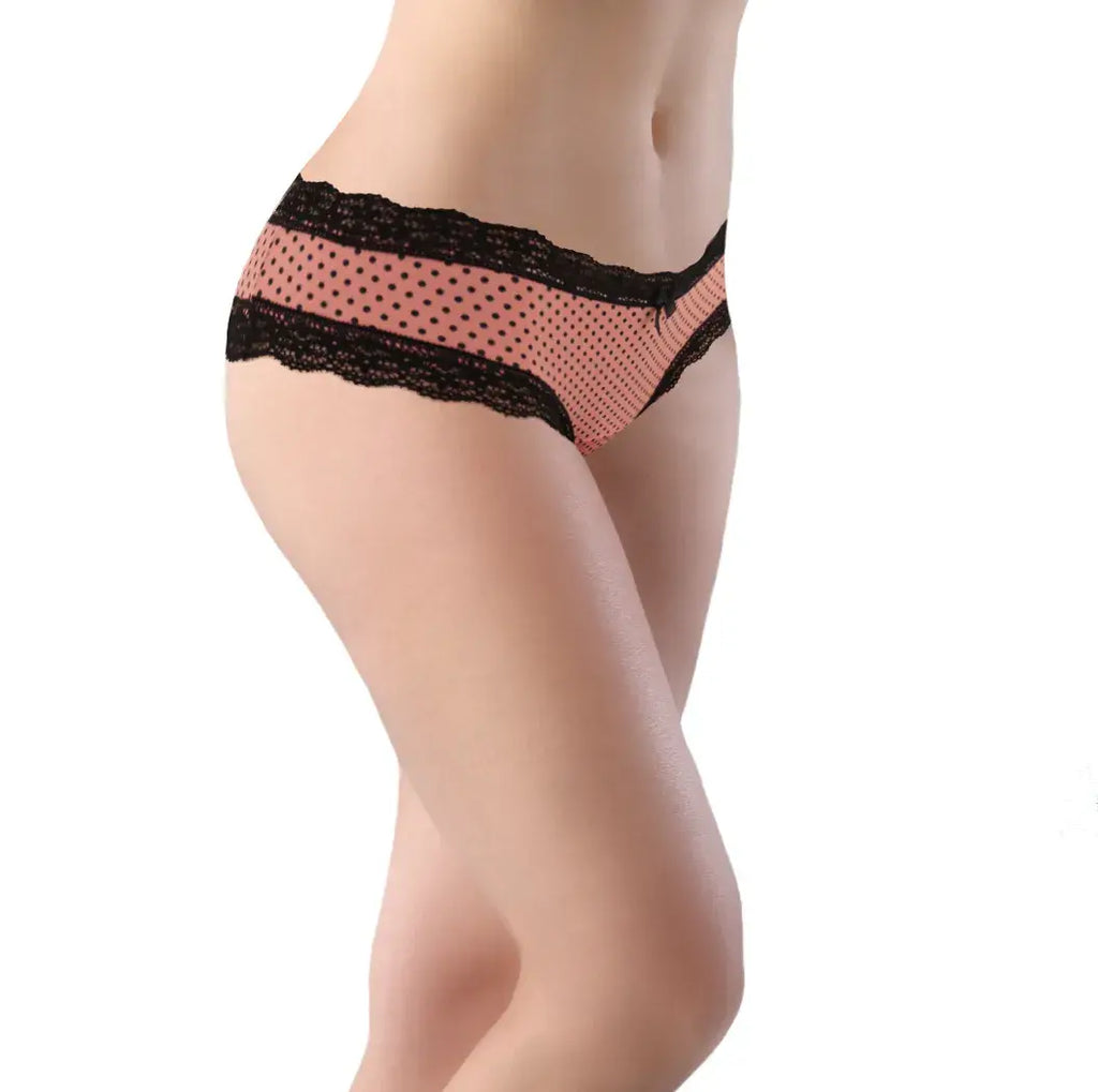 Tanga con encaje Sexybox para mujer paquete de 6 piezas